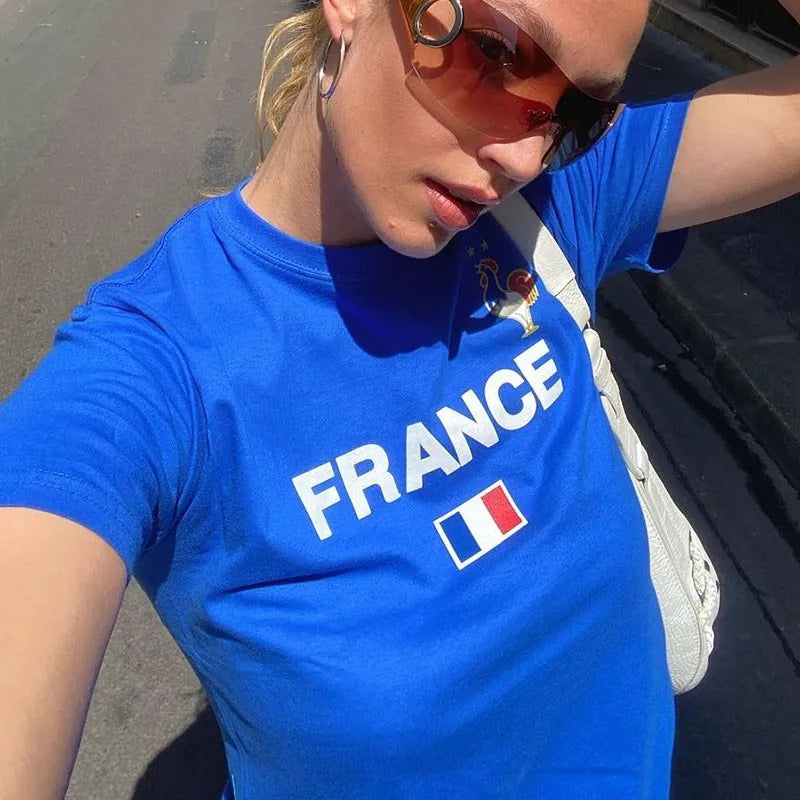 France Crop Top