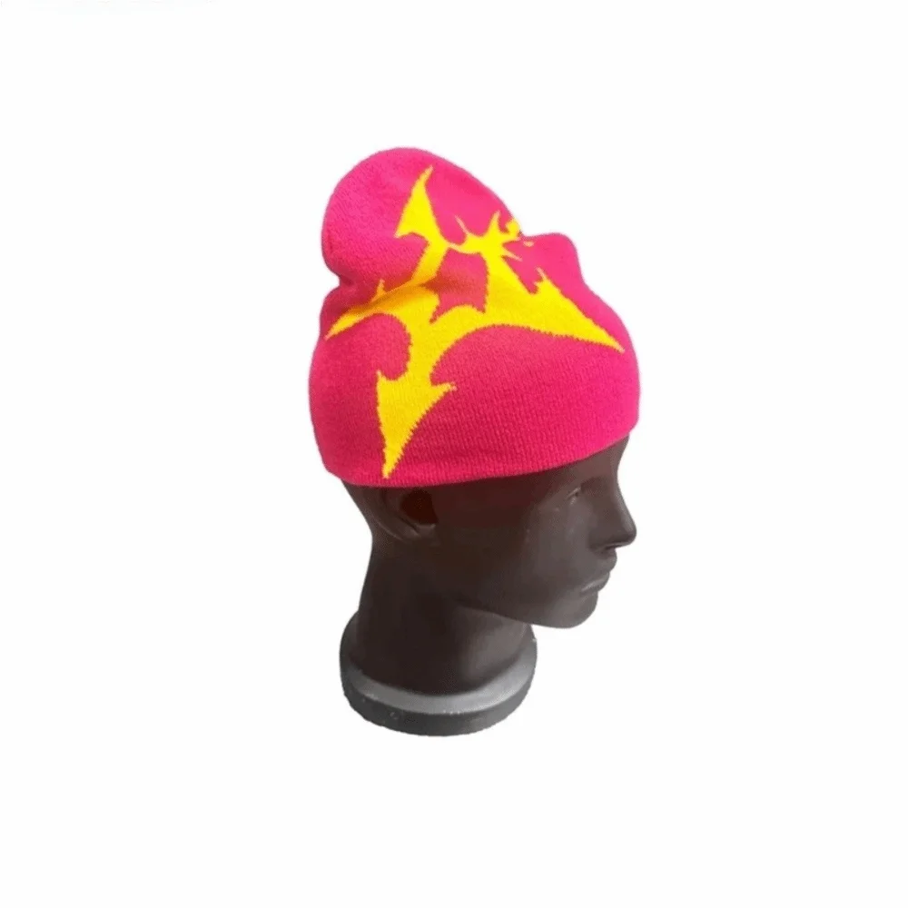 Gothic Y2K Shuriken Graphic Beanie