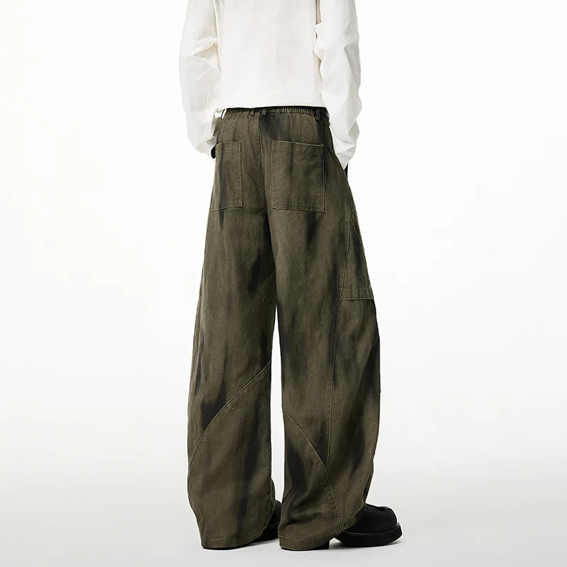 Grunge Y2K Baggy Wide Leg Cargo Trousers
