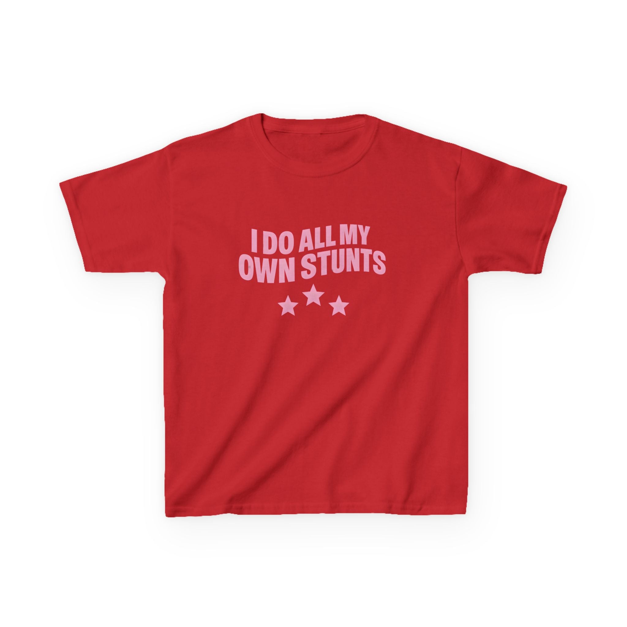 I Do All My Own Stunts Graphic Baby Tee
