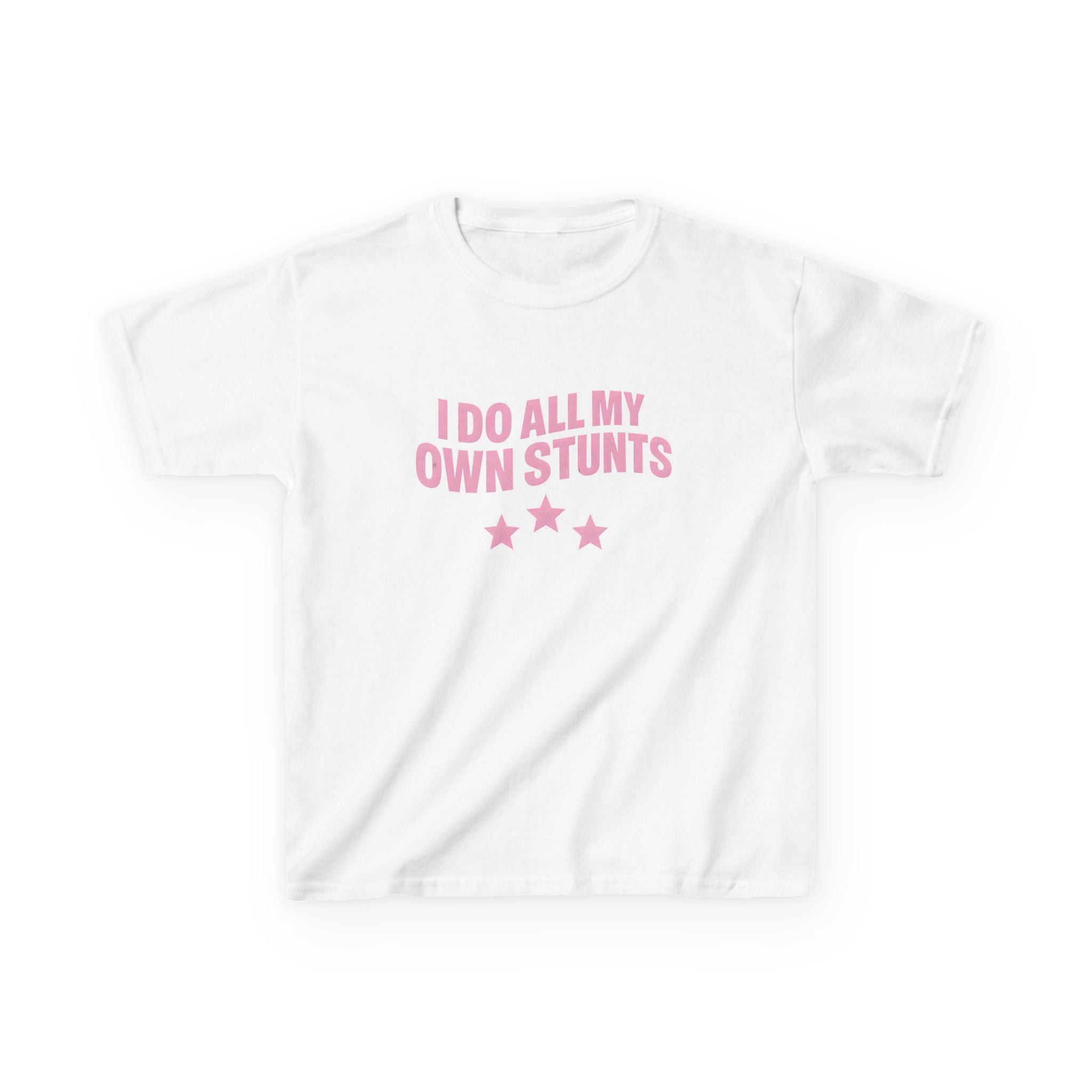I Do All My Own Stunts Graphic Baby Tee