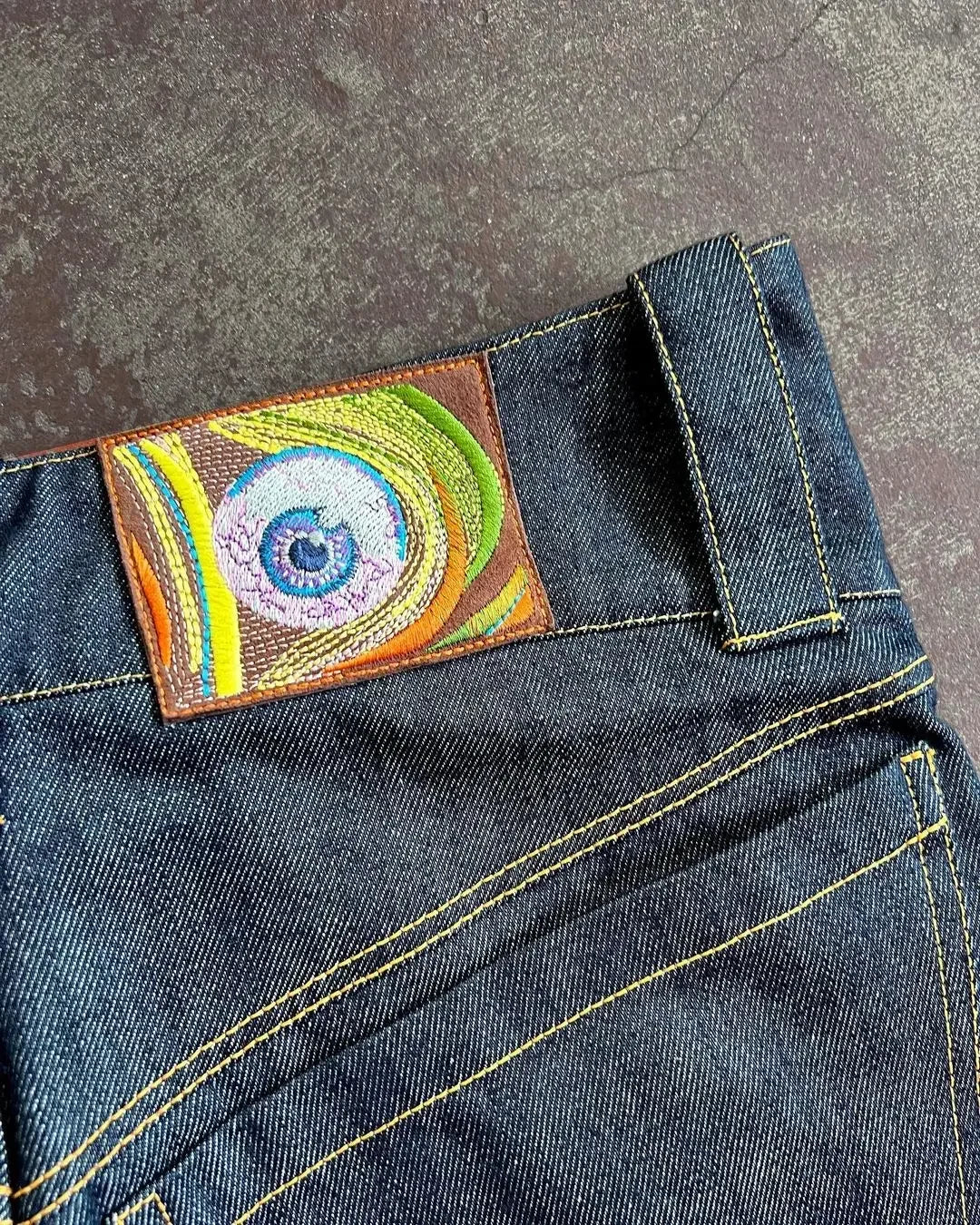 Japanese Embroidered Y2K Jeans