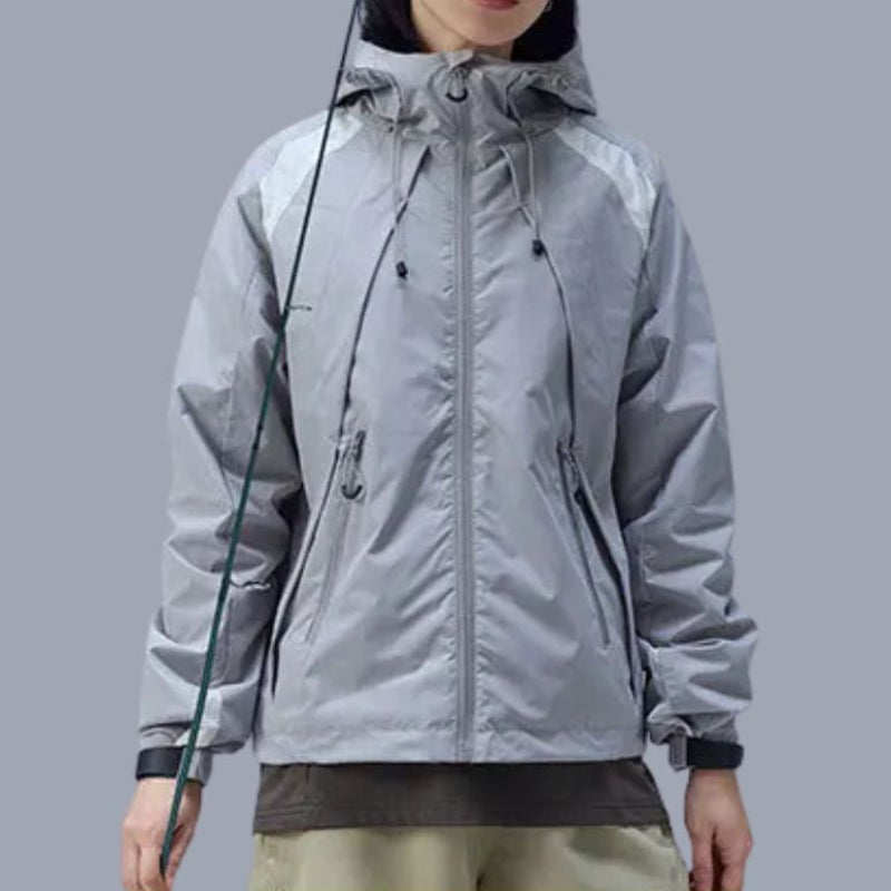 Lightweight Breathable Y2K Hooded Windbreaker Jacket Coat