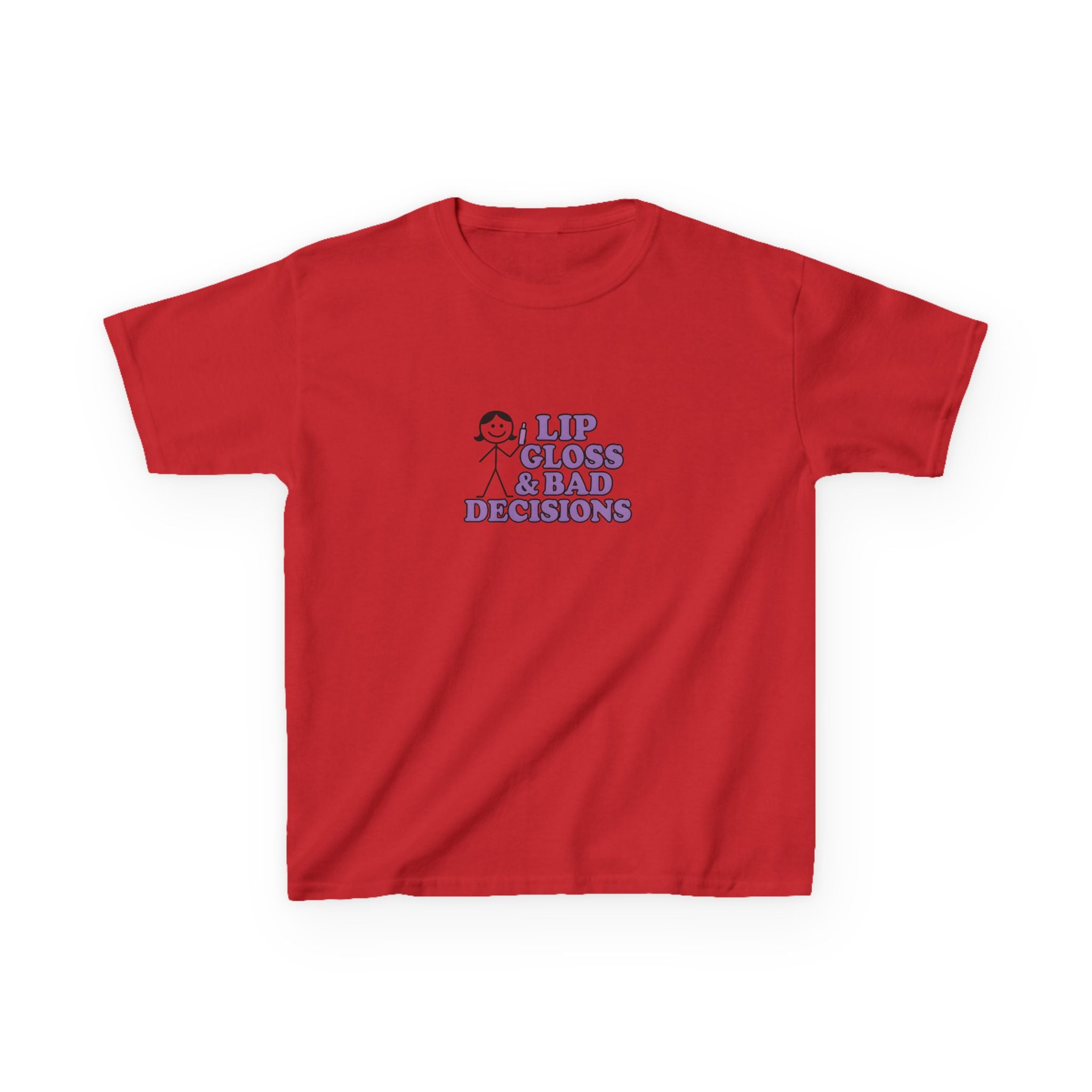 Lip Gloss & Bad Decisions Graphic Baby Tee
