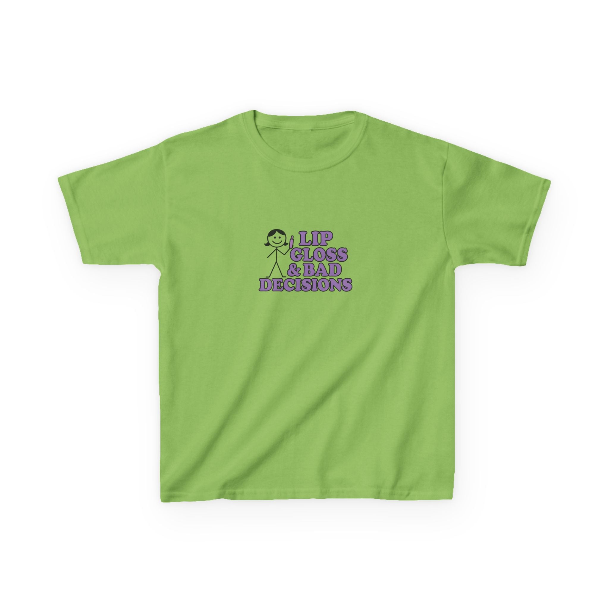 Lip Gloss & Bad Decisions Graphic Baby Tee