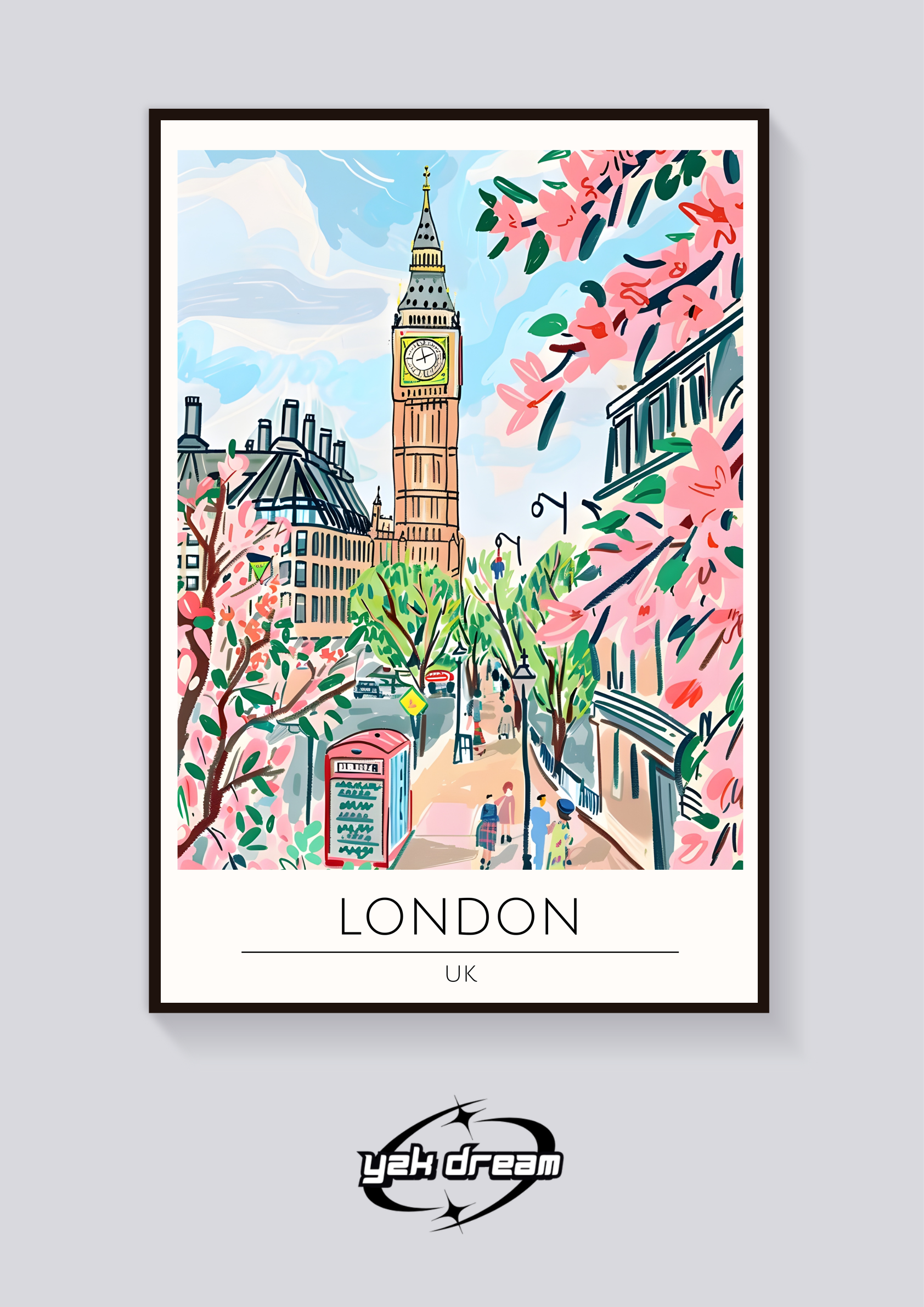 London Springtime Poster