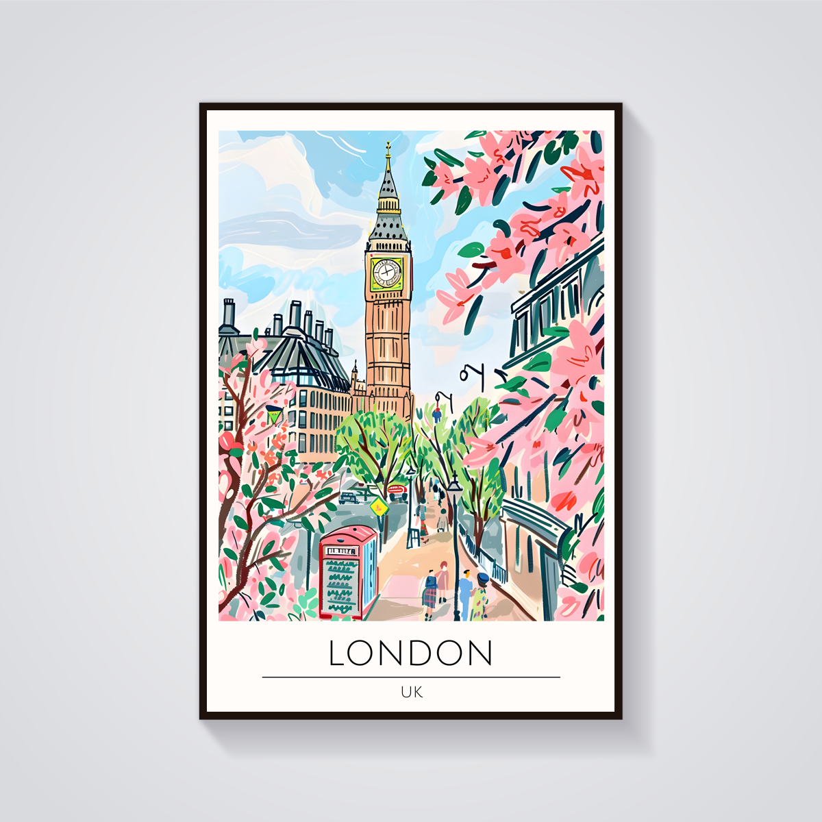 London Springtime Poster