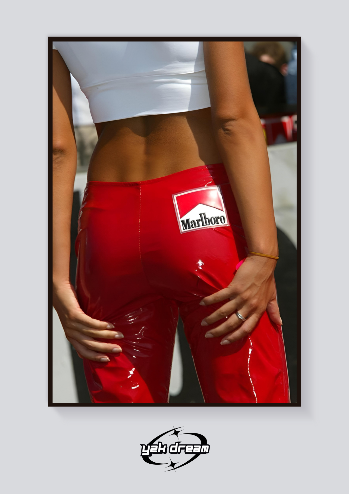 Y2K Marlboro Leather Poster