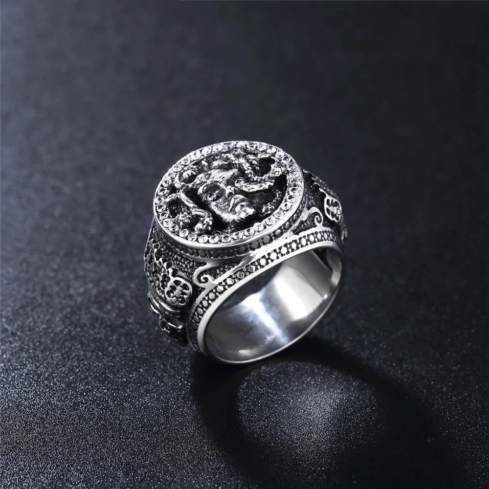 Medusa Snake Ring