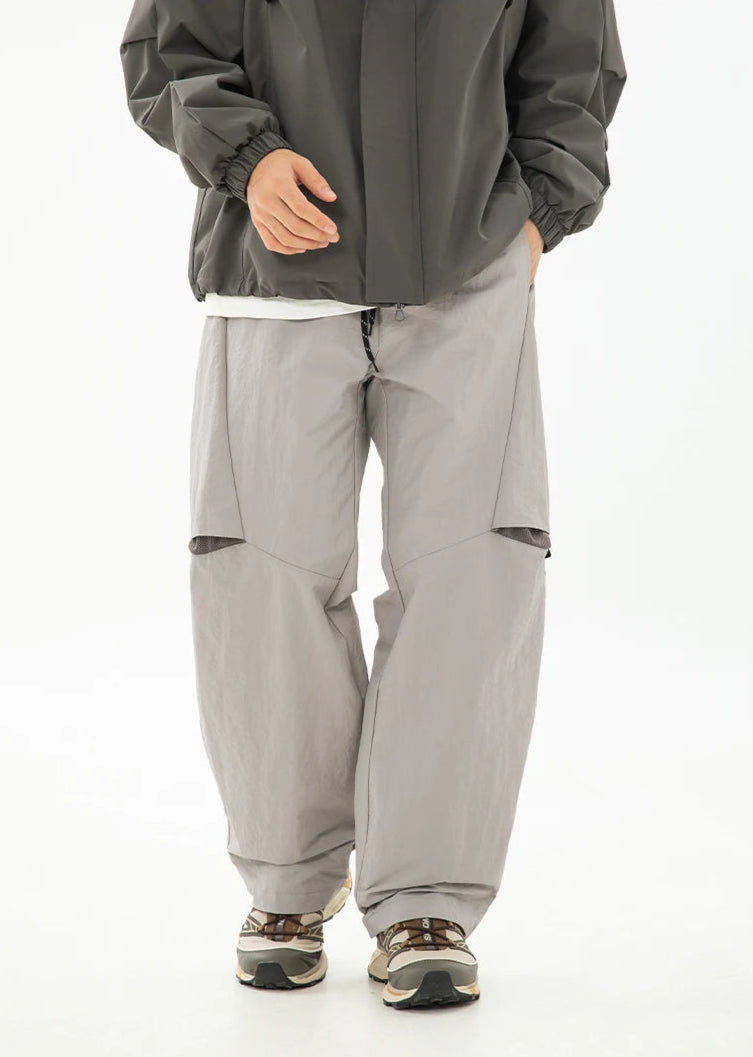 Mens Outdoor Y2K Parachute Trousers