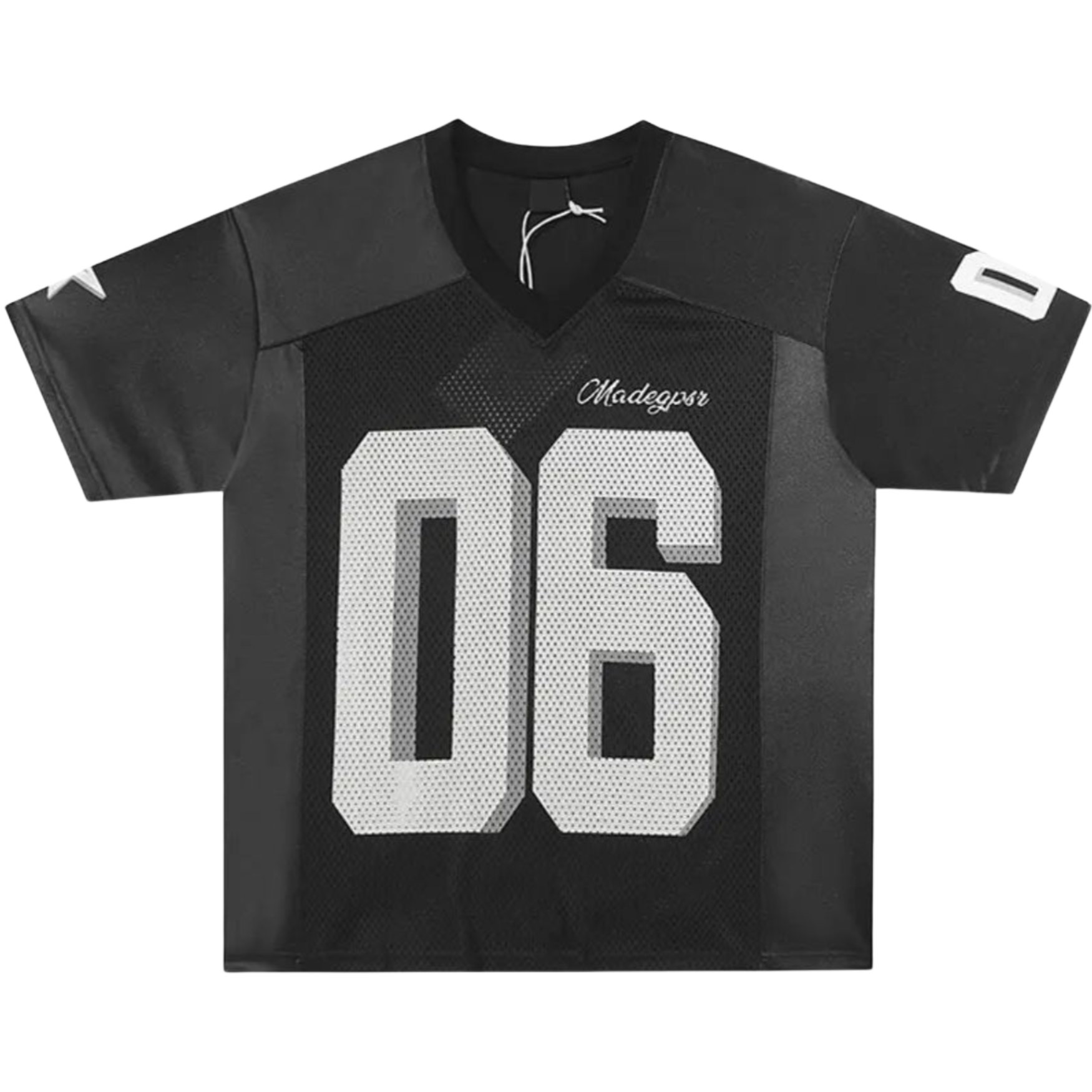 Mesh "06" Graphic Y2K Football Jersey