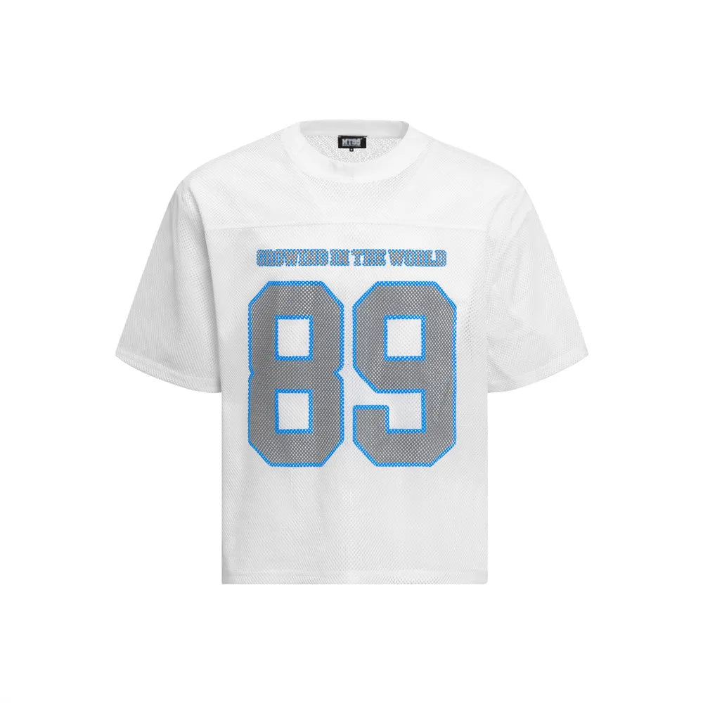 Mesh Short Sleeve Y2K Classic Football Jersey