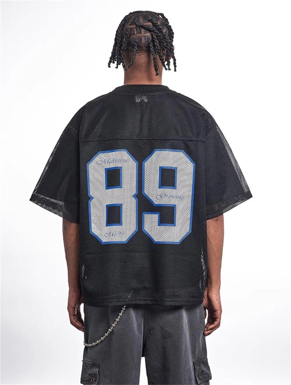 Mesh Short Sleeve Y2K Classic Football Jersey