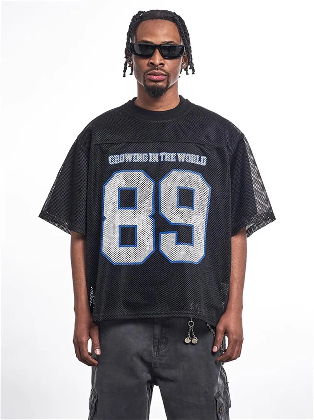 Mesh Short Sleeve Y2K Classic Football Jersey