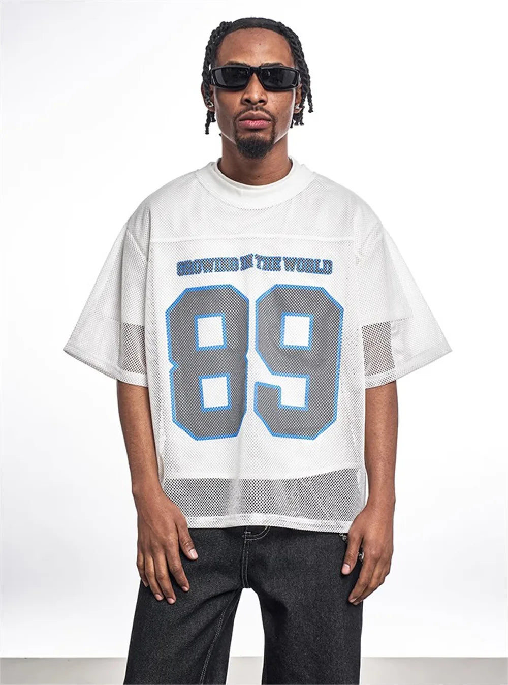 Mesh Short Sleeve Y2K Classic Football Jersey