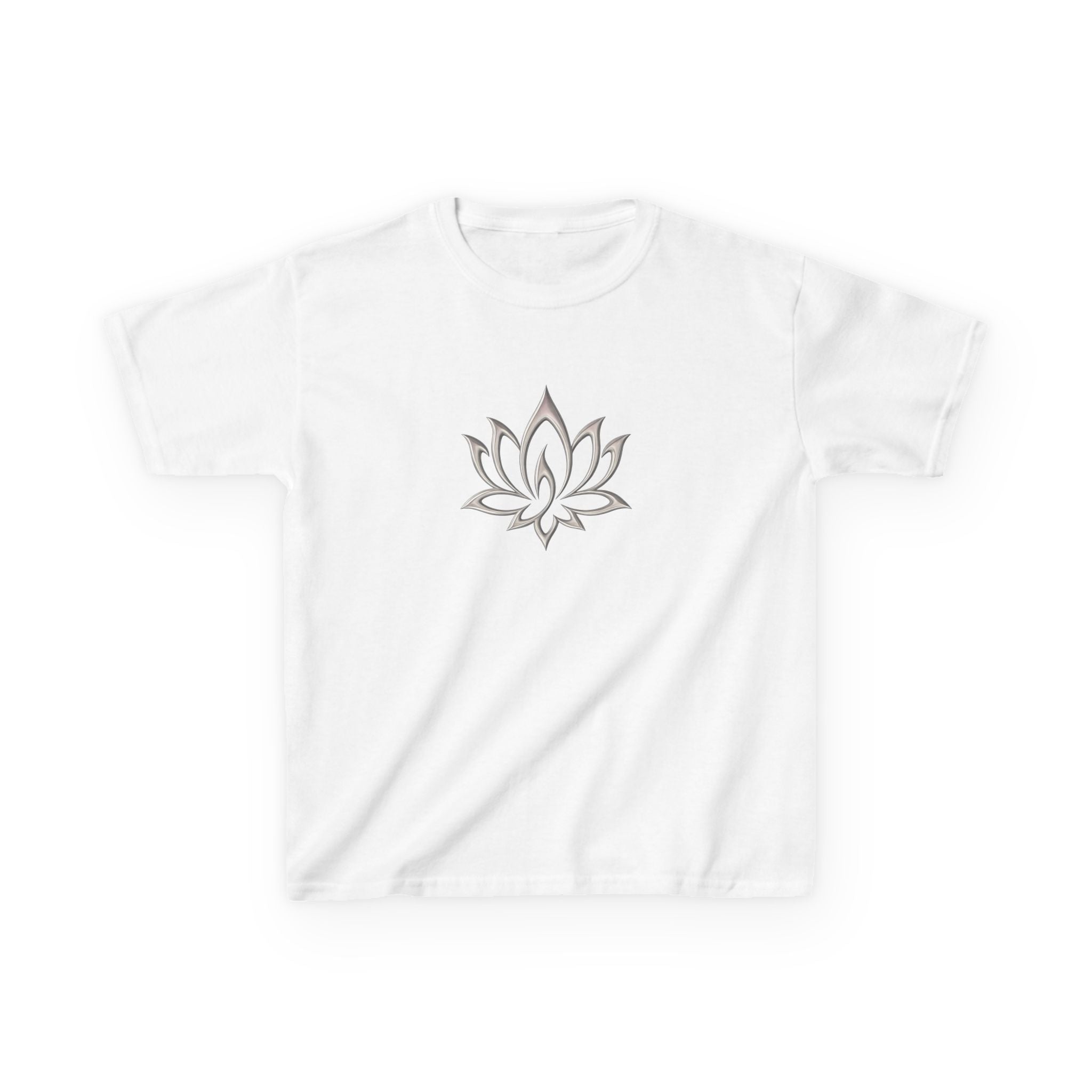 Metal Lotus Graphic Baby Tee