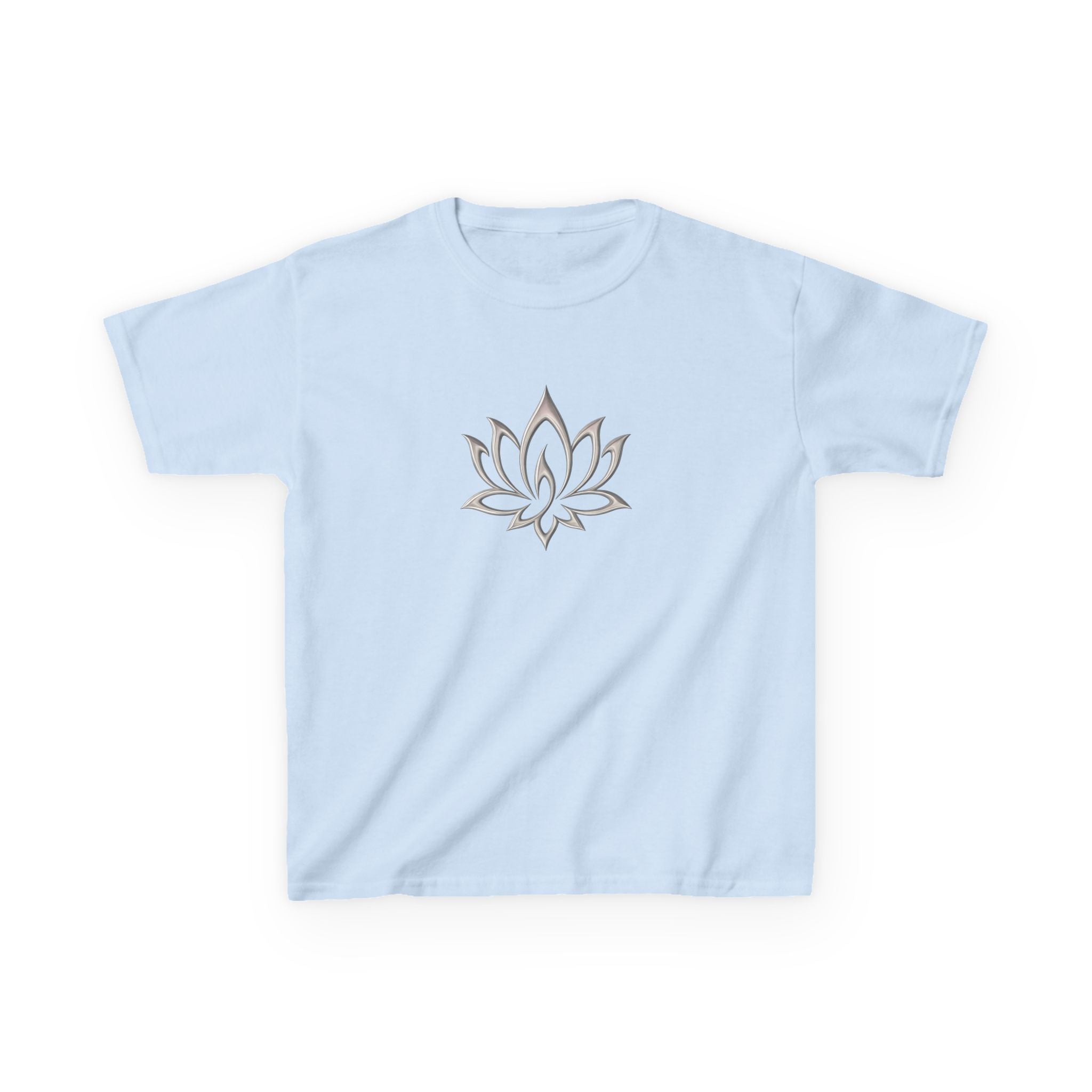 Metal Lotus Graphic Baby Tee