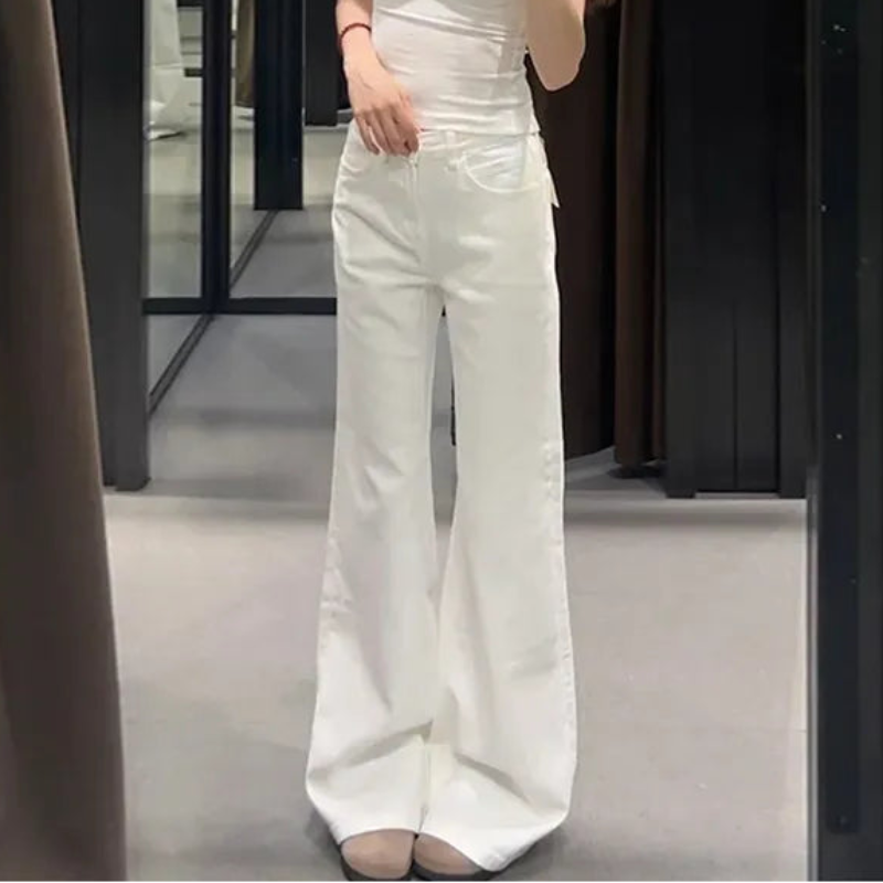 Minimalist Low Waist Y2K Flared Jeans