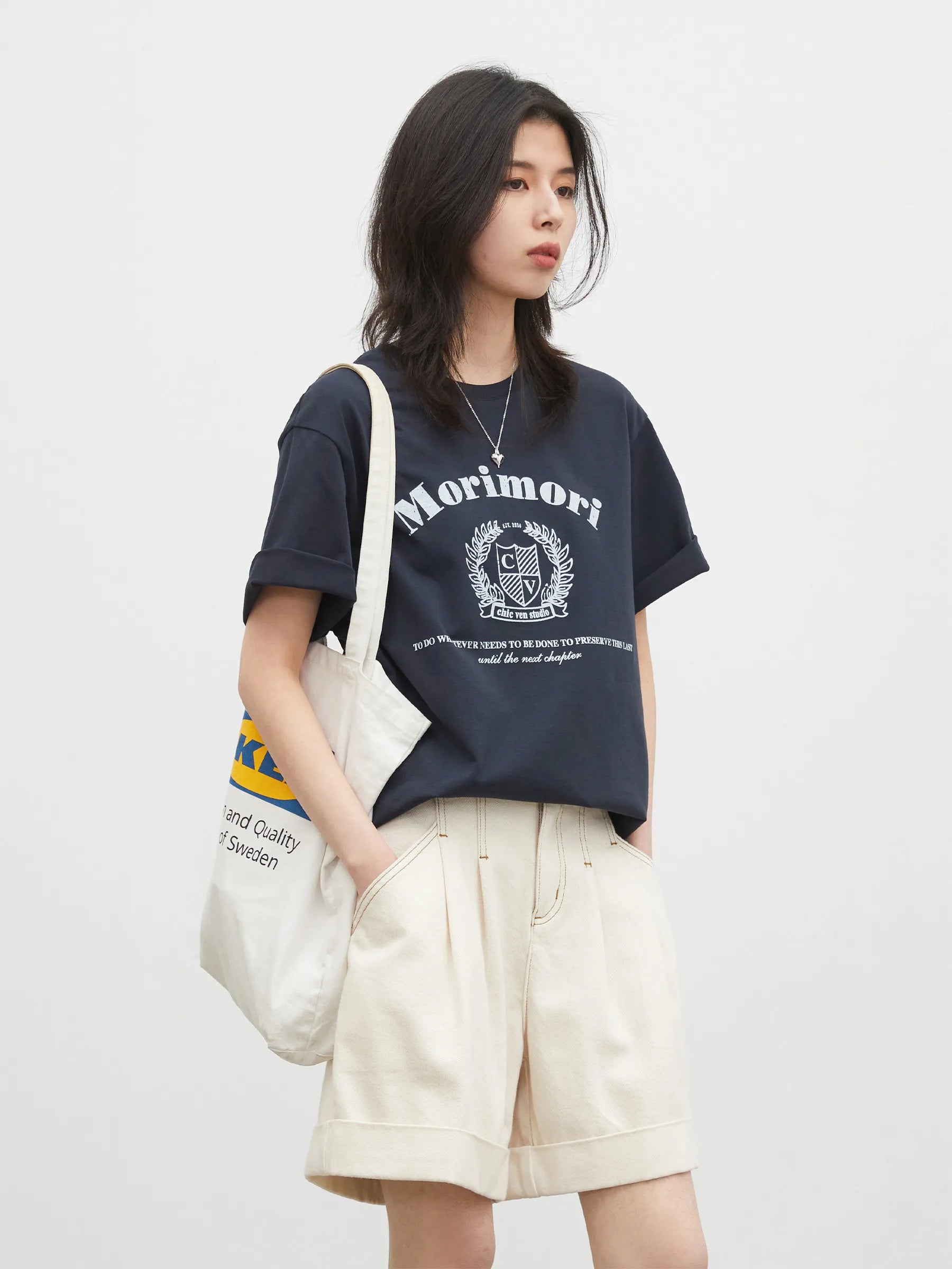 Oversized Y2K Coat Of Arms Womens Graphic T Shirt