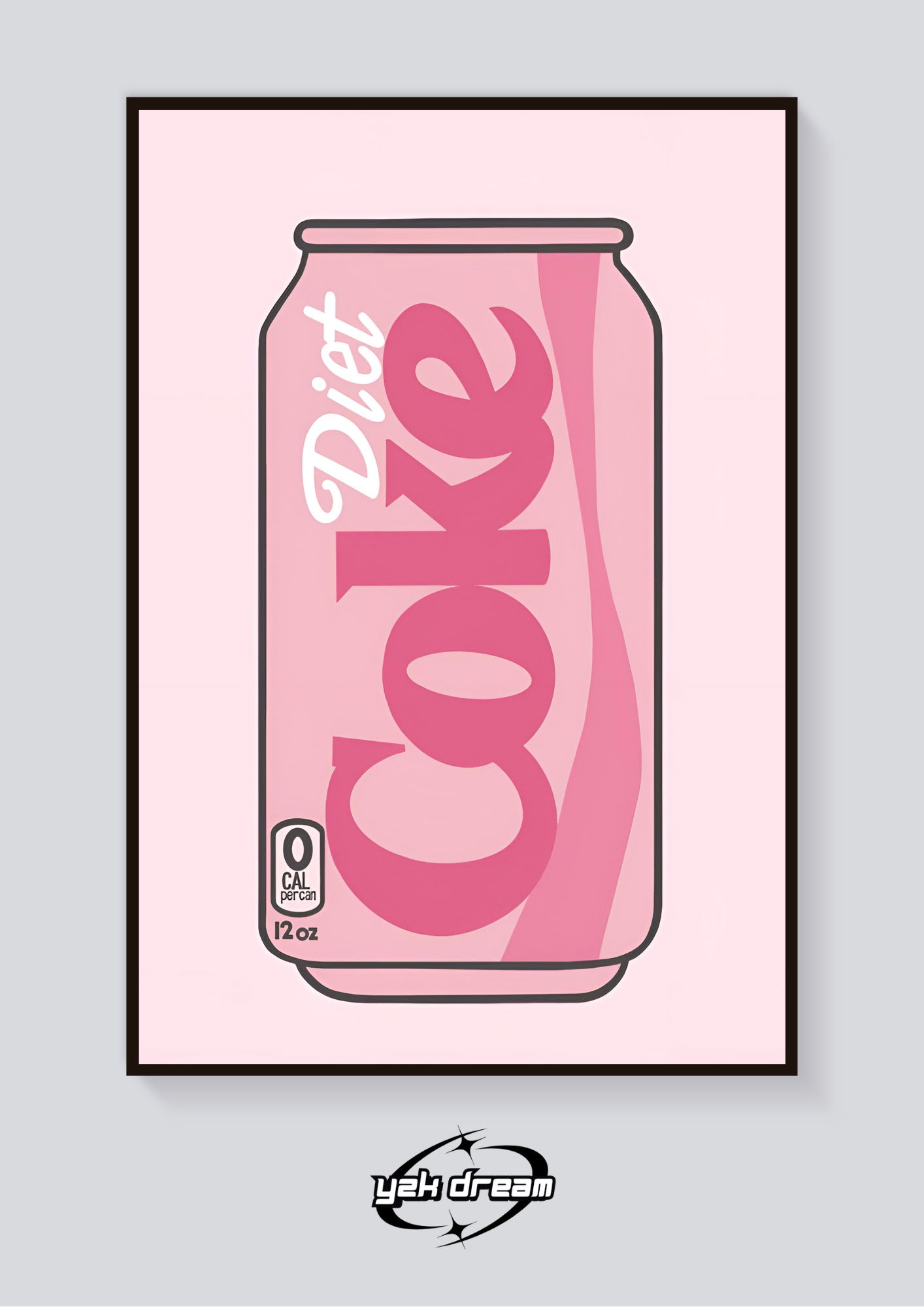 Pink Diet Coke Poster