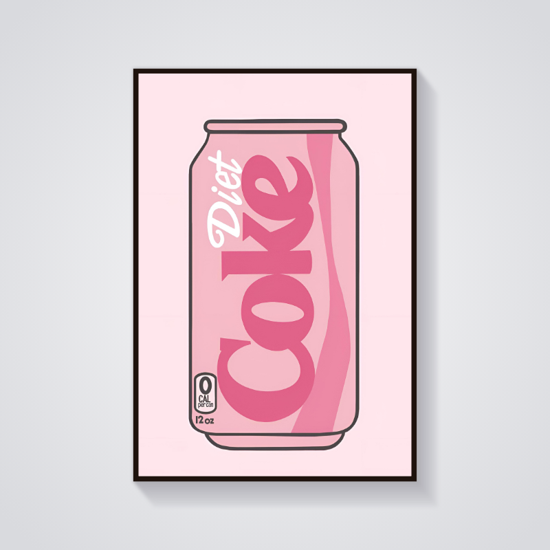 Pink Diet Coke Poster