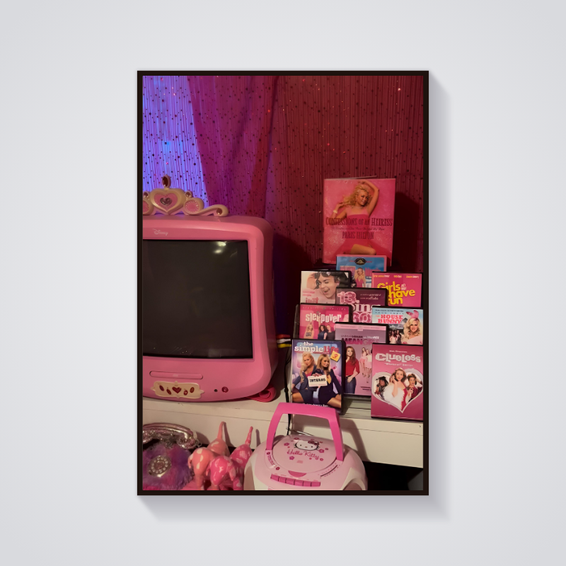 Y2K Pink Room Aesthetic Poster