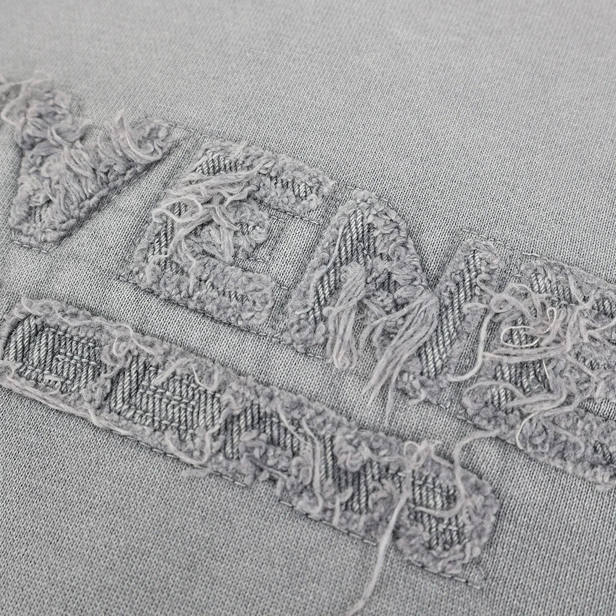 Plain Y2K Distressed Embroidered Graphic Hoodie