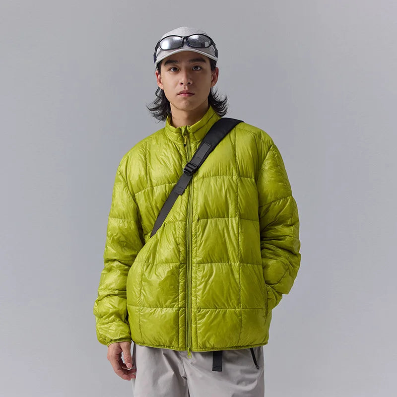 Portable Y2K Waterproof Nylon Ultra Light Down Puffer Jacket Coat