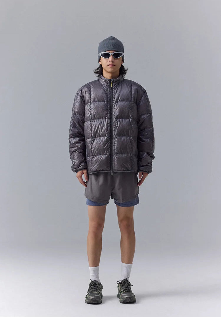 Portable Y2K Waterproof Nylon Ultra Light Down Puffer Jacket Coat