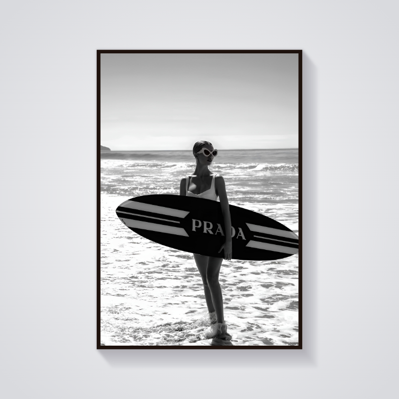 Y2K Prada Surf Poster