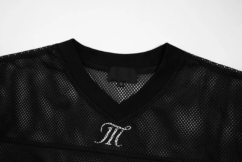 Printed Y2K "777" Mesh Jersey