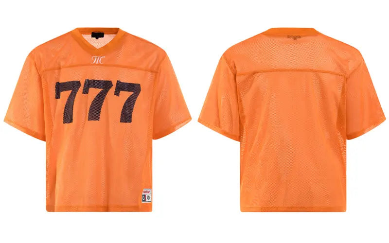 Printed Y2K "777" Mesh Jersey