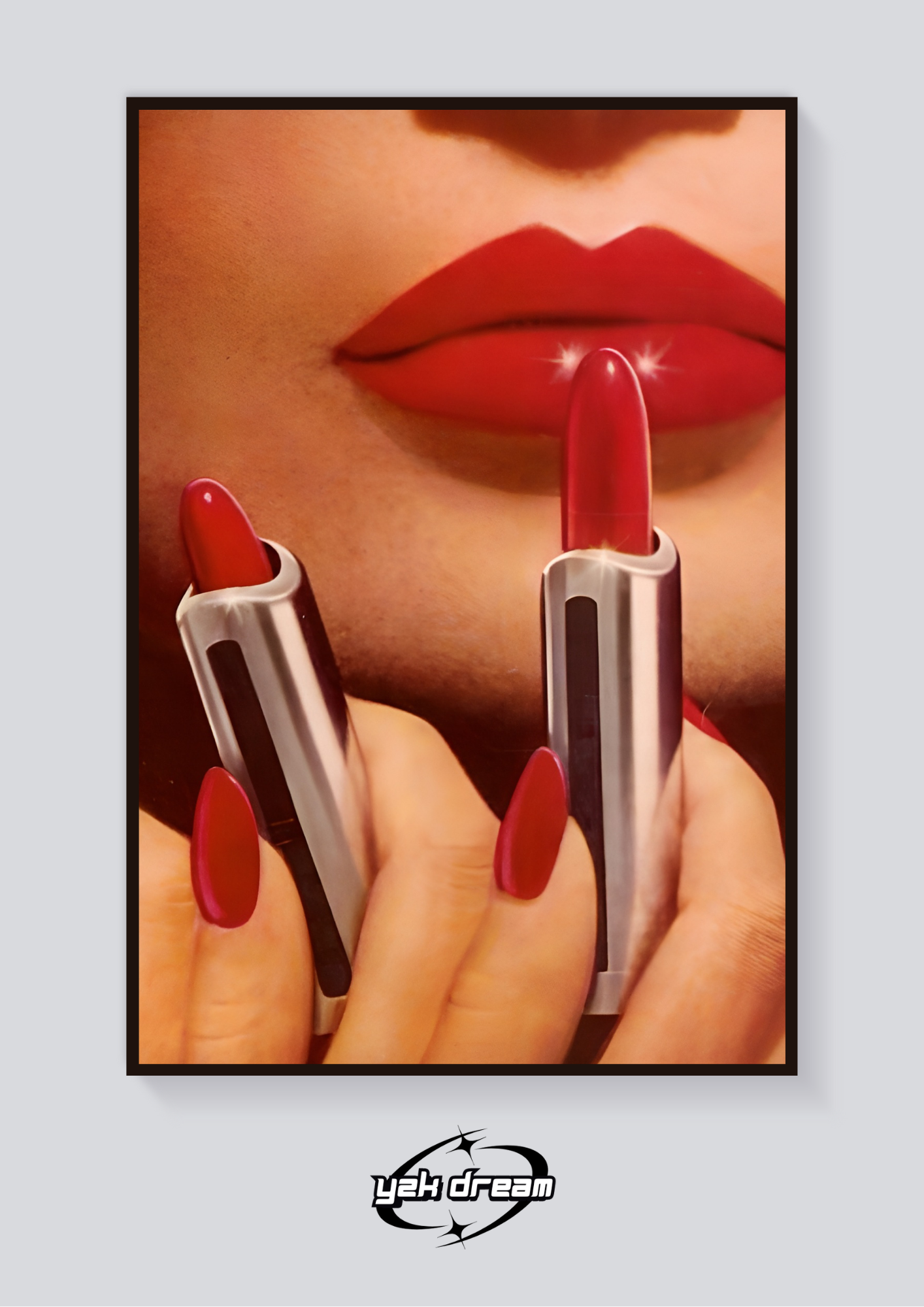 Red Lipstick Poster