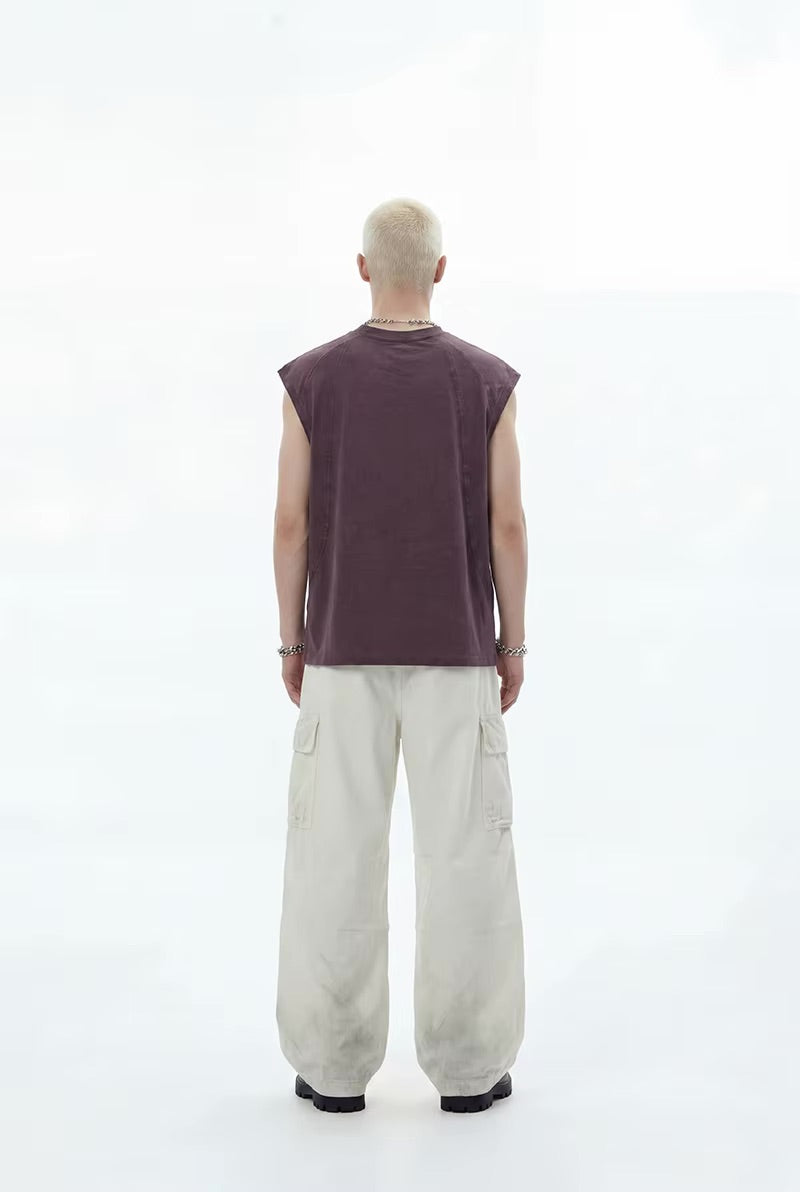 Retro Embroidery Y2K Tank Top