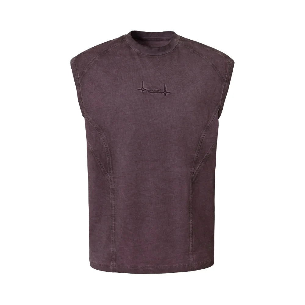 Retro Embroidery Y2K Tank Top