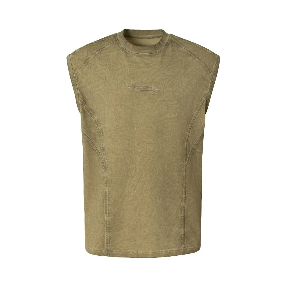 Retro Embroidery Y2K Tank Top