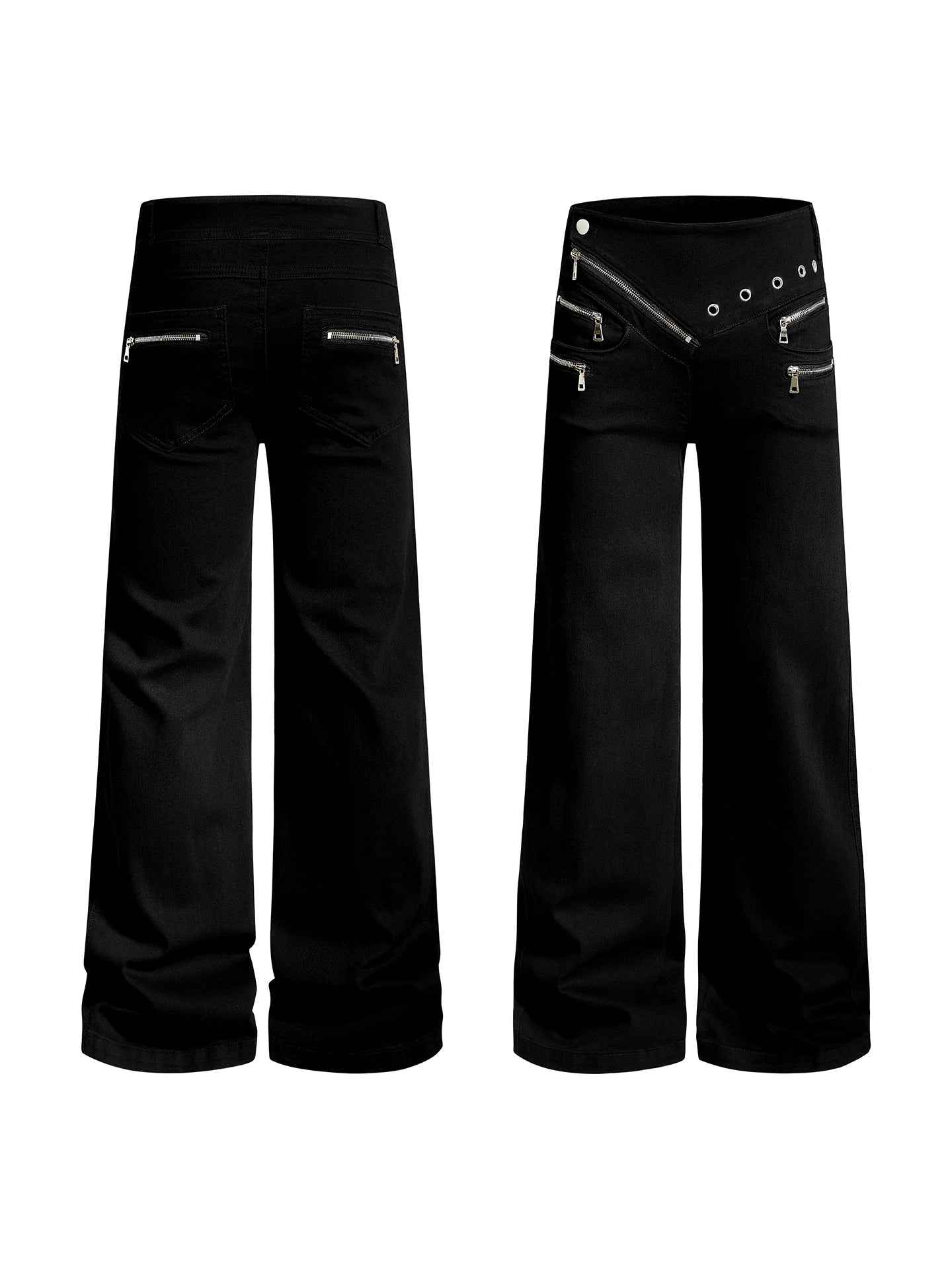 Retro Y2K High Waist Micro Flare Jeans