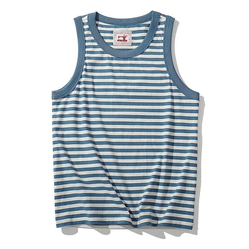 Retro Y2K Striped Tank Top
