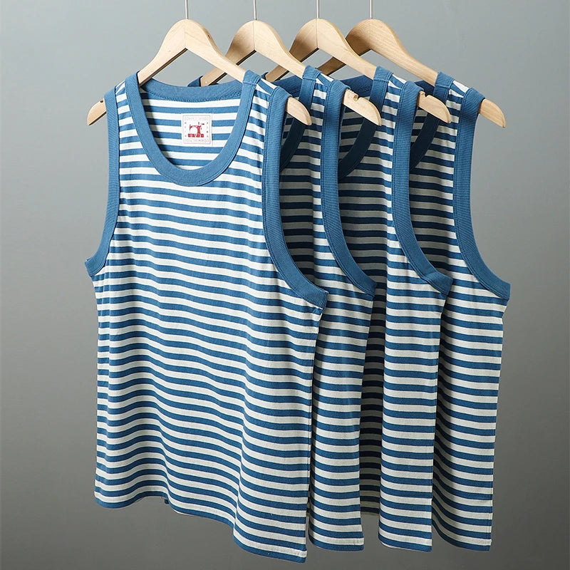 Retro Y2K Striped Tank Top