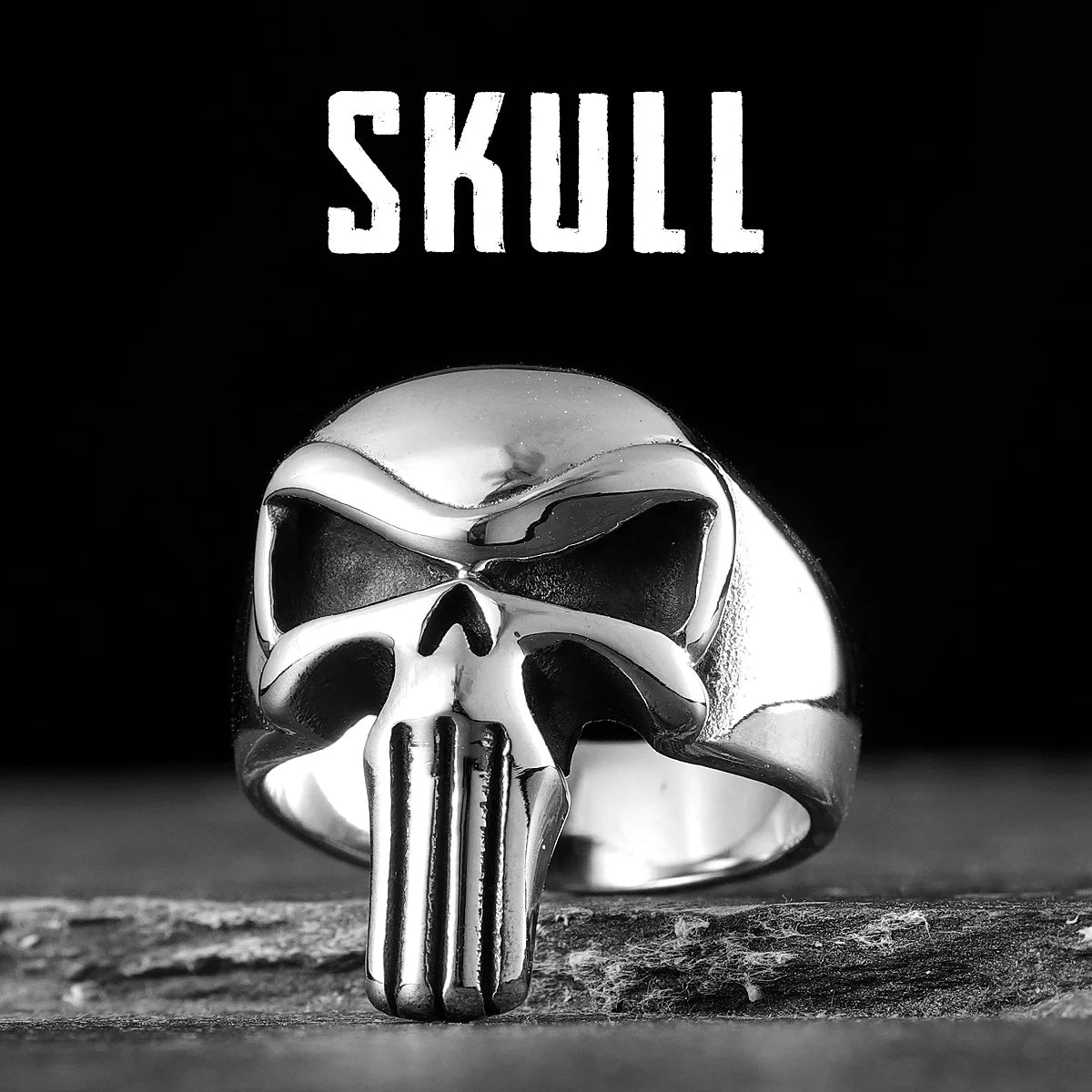 Revenge Punisher Skull Ring