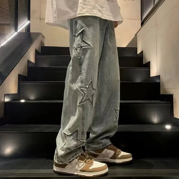 Star-Embroidered-Y2K-Baggy-