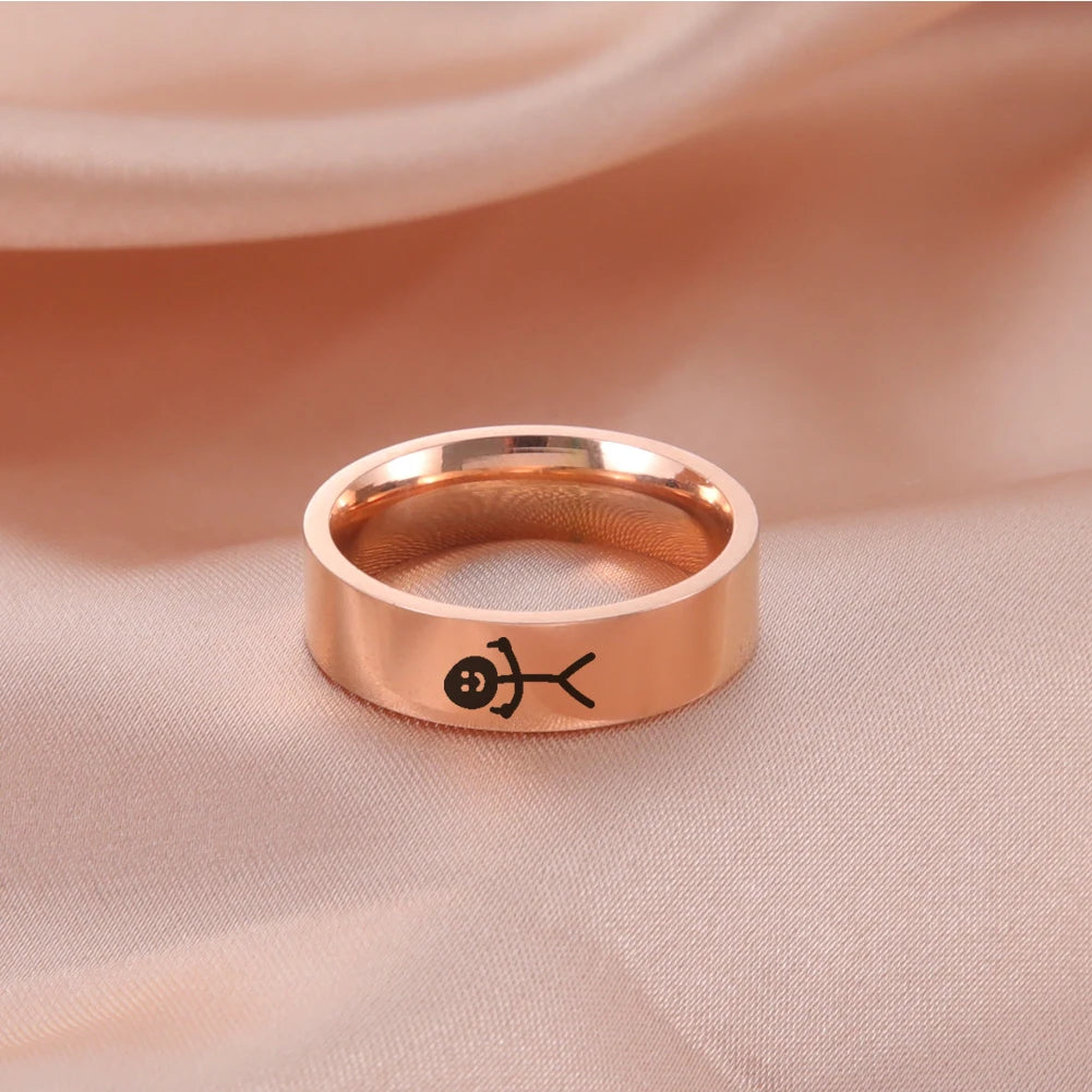 Stickman Band Ring