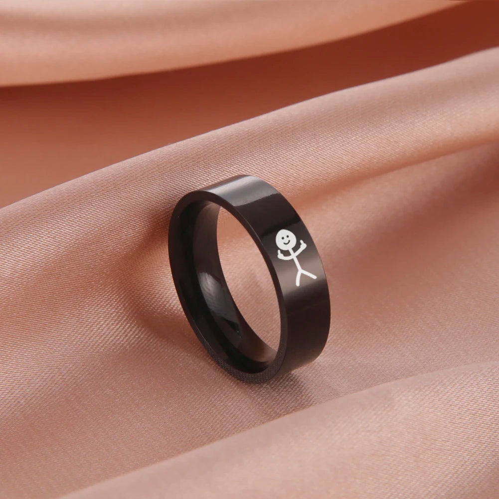 Stickman Band Ring