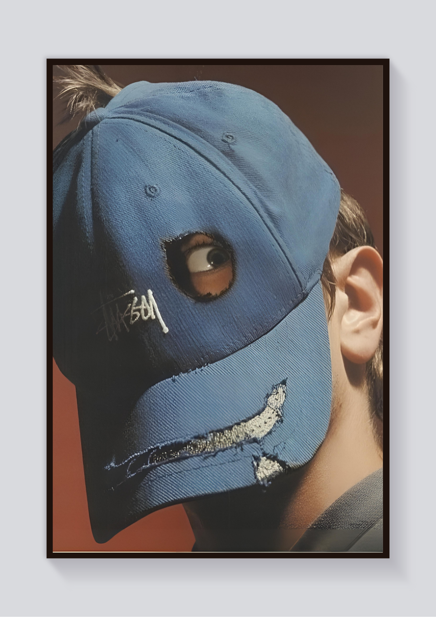 Y2K Stussy Mask Poster