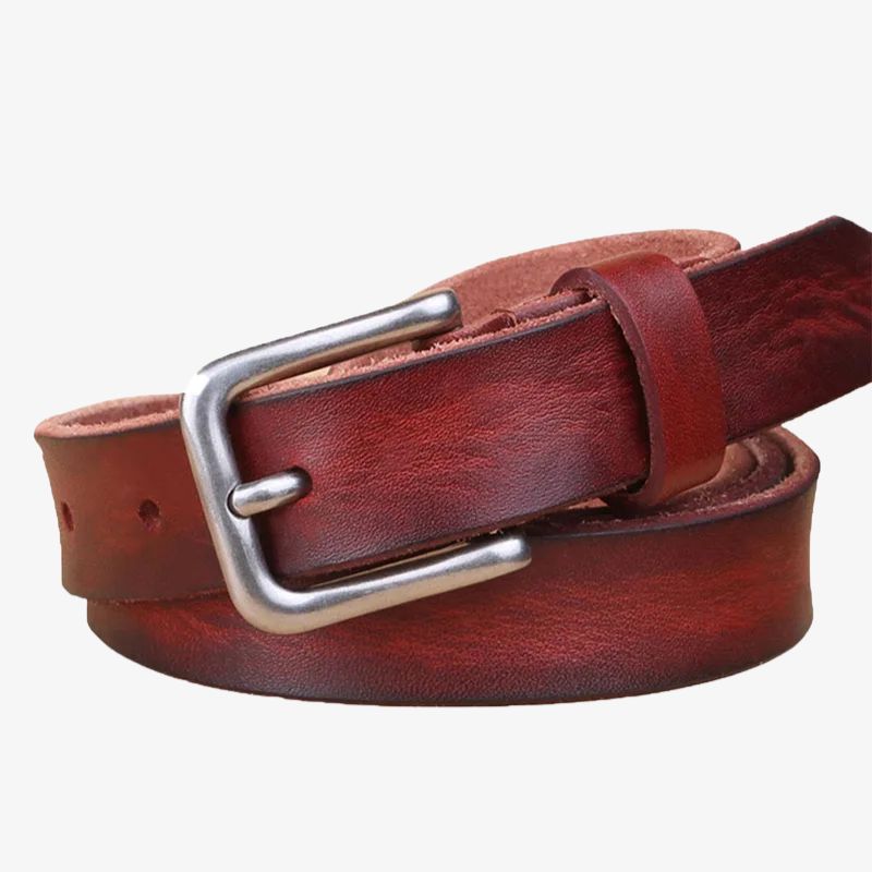 Thin Y2K Leather Belt