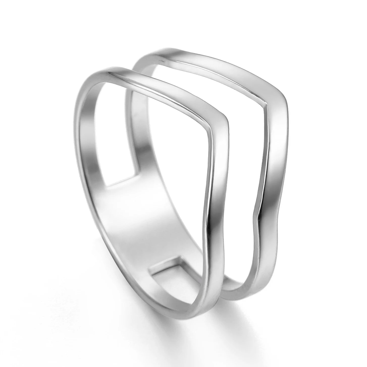 Two V Shape Ring