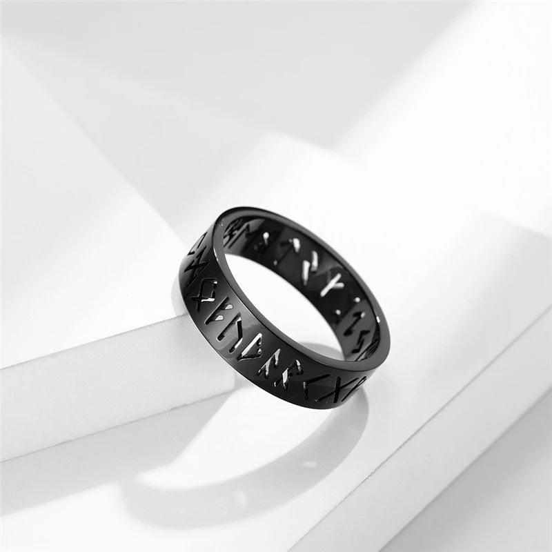 Viking Scripture Rune Ring