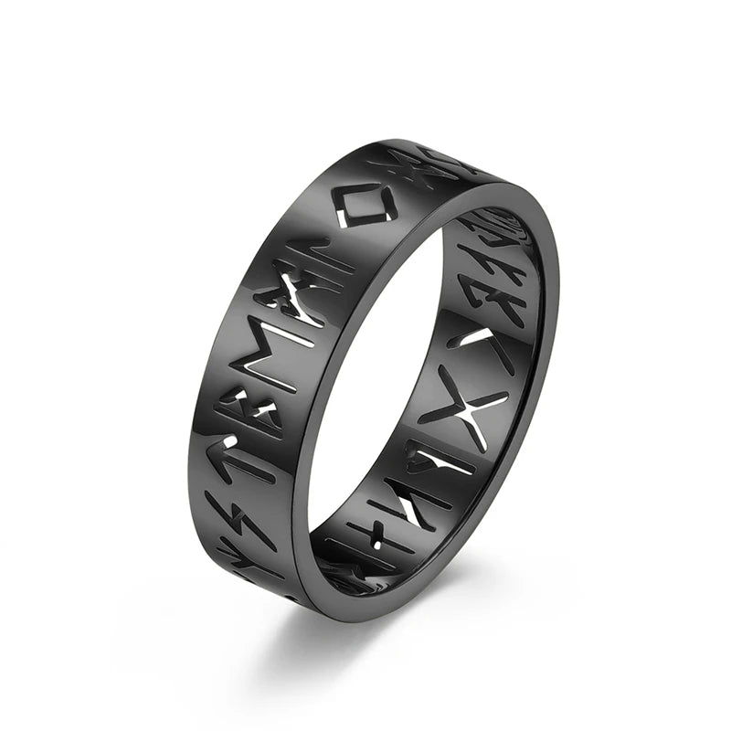 Viking Scripture Rune Ring