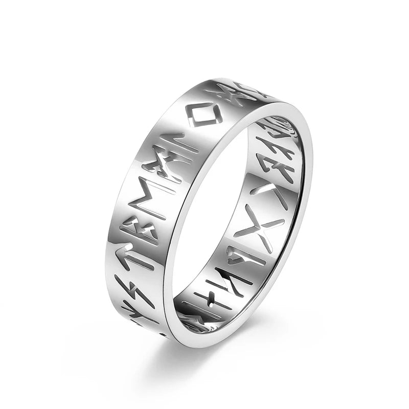 Viking Scripture Rune Ring