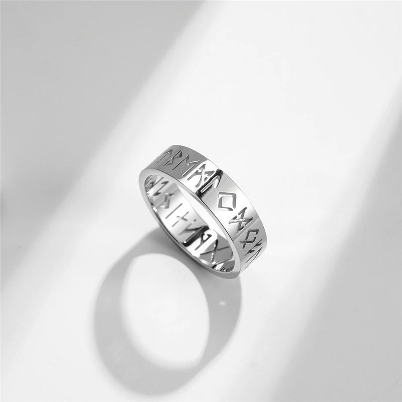 Viking Scripture Rune Ring